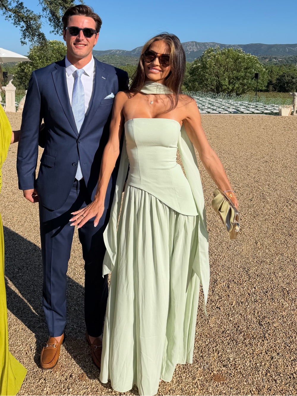 Babyboo Mint Green Strapless Maxi Dress - Picture 3 of 4
